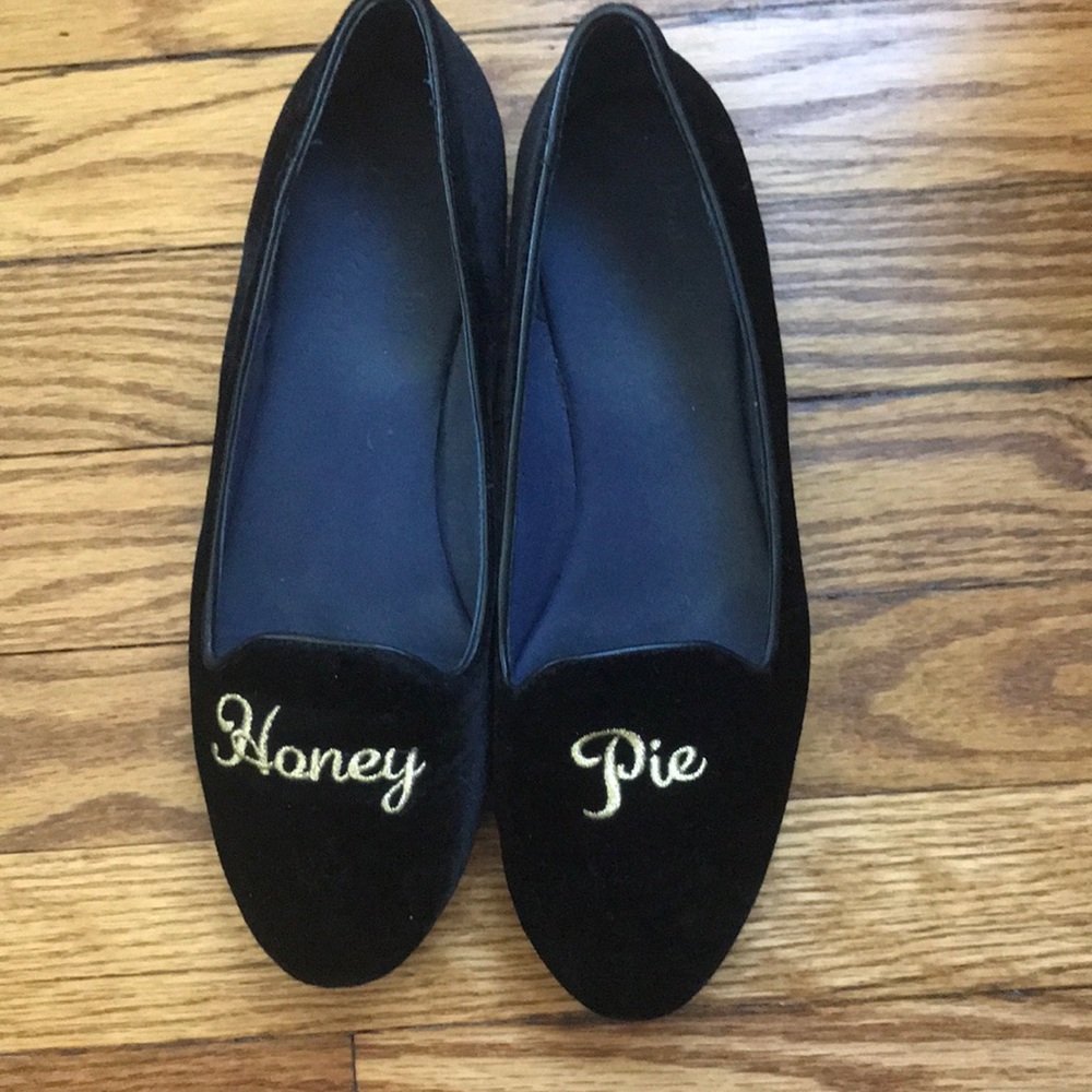 Jack Rogers “Honey Pie” Black Flats